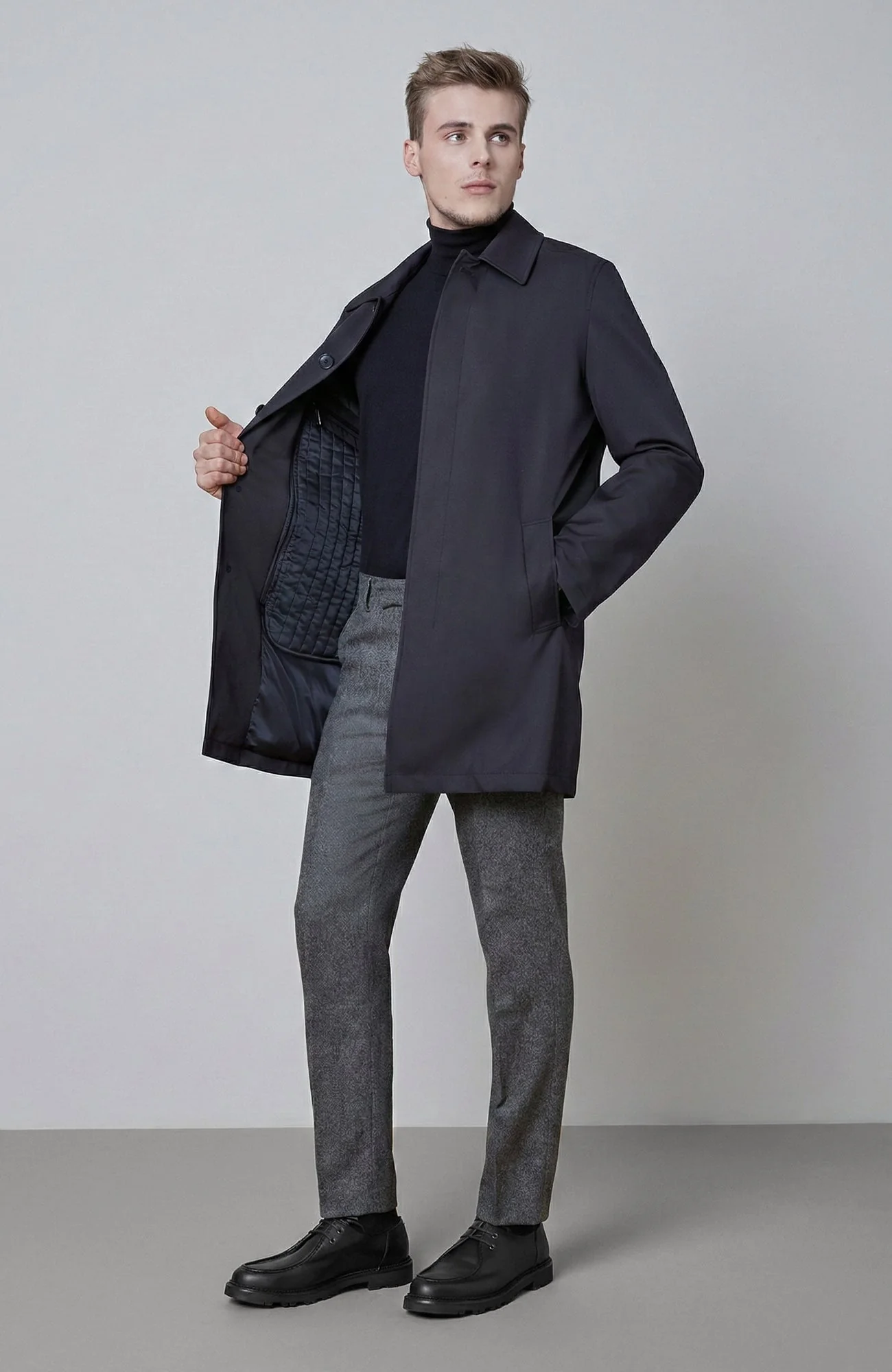 McCord Black Raincoat - Image 3