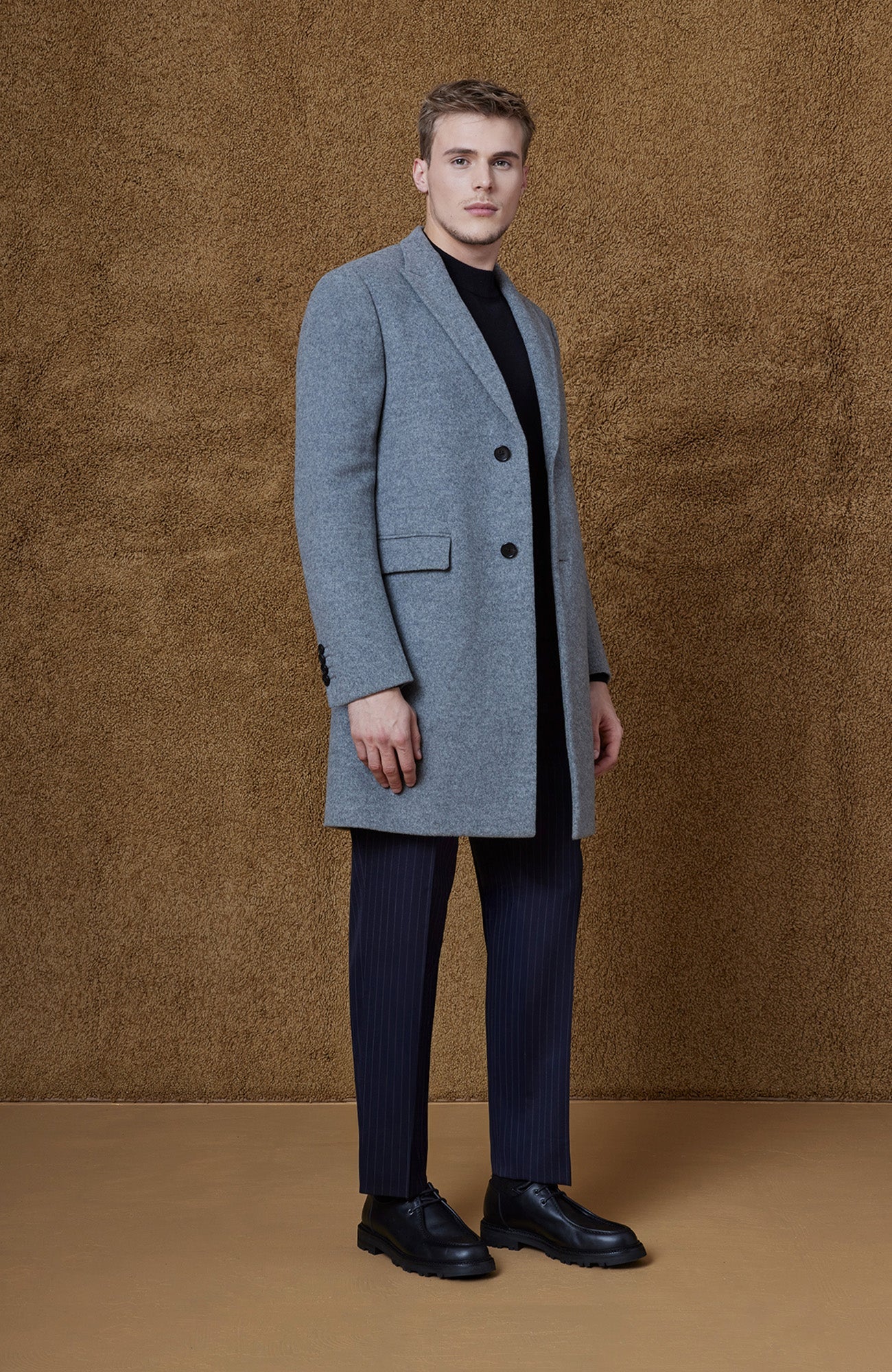 Sutton Light Gray Wool Topcoat - Image 3