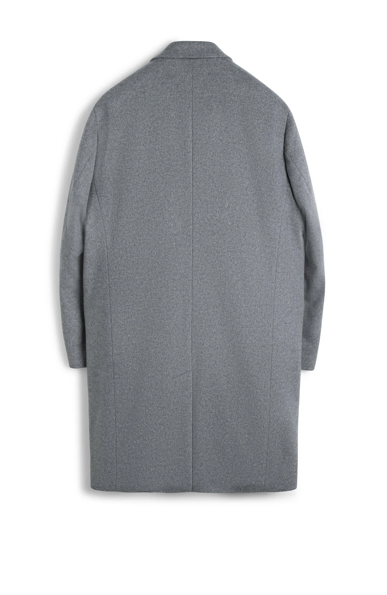 Thomas Grey Wool & Cashmere Overcoat - Image 3